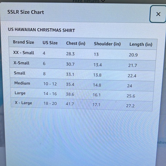 SSLR Christmas Hawaiian Print youth boy’s button down Shirt size MED. polyester - Picture 6 of 6